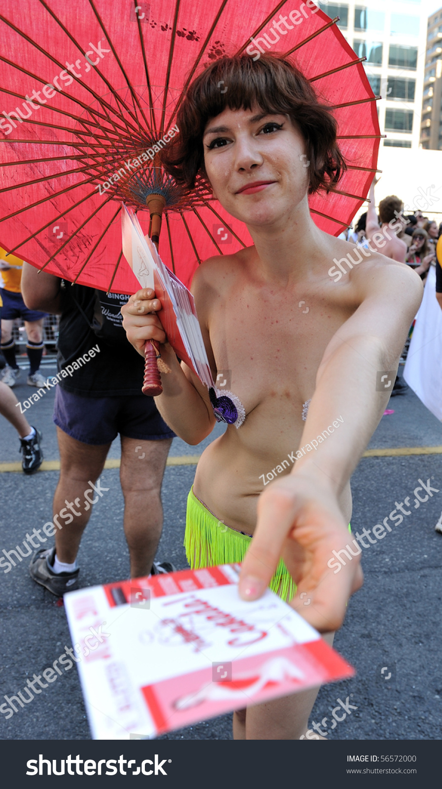 Toronto-july 04 Half Naked Pride Parade Stock Photo 56572000