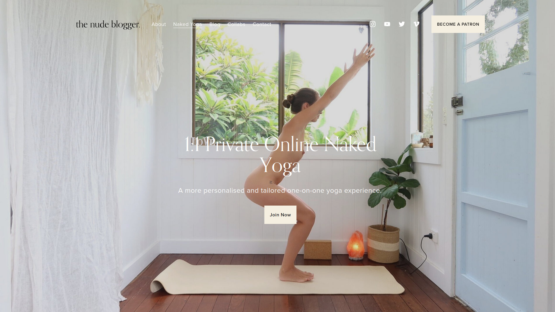 The Nude Blogger