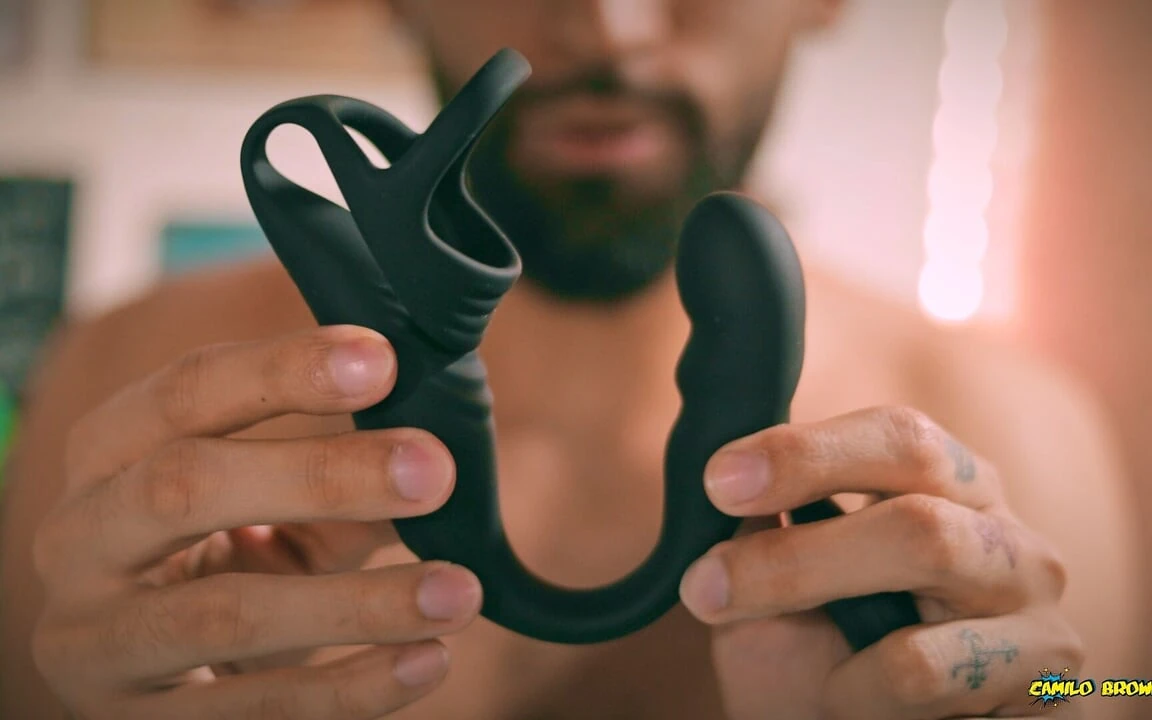 Solo anaal testen Honeyplaybox caspion prostaat en perineum vibrator en pik ring