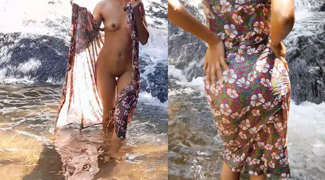 Deshi Indian Gril Jungle River Bathing Nud: Asian Porn