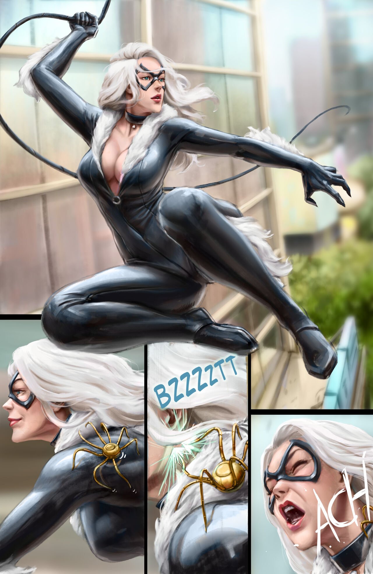 The Superior Black Cat comic porn