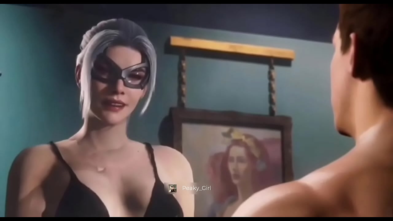 Marvels Spider-Man Black Cat Semi Nude Cutscenes