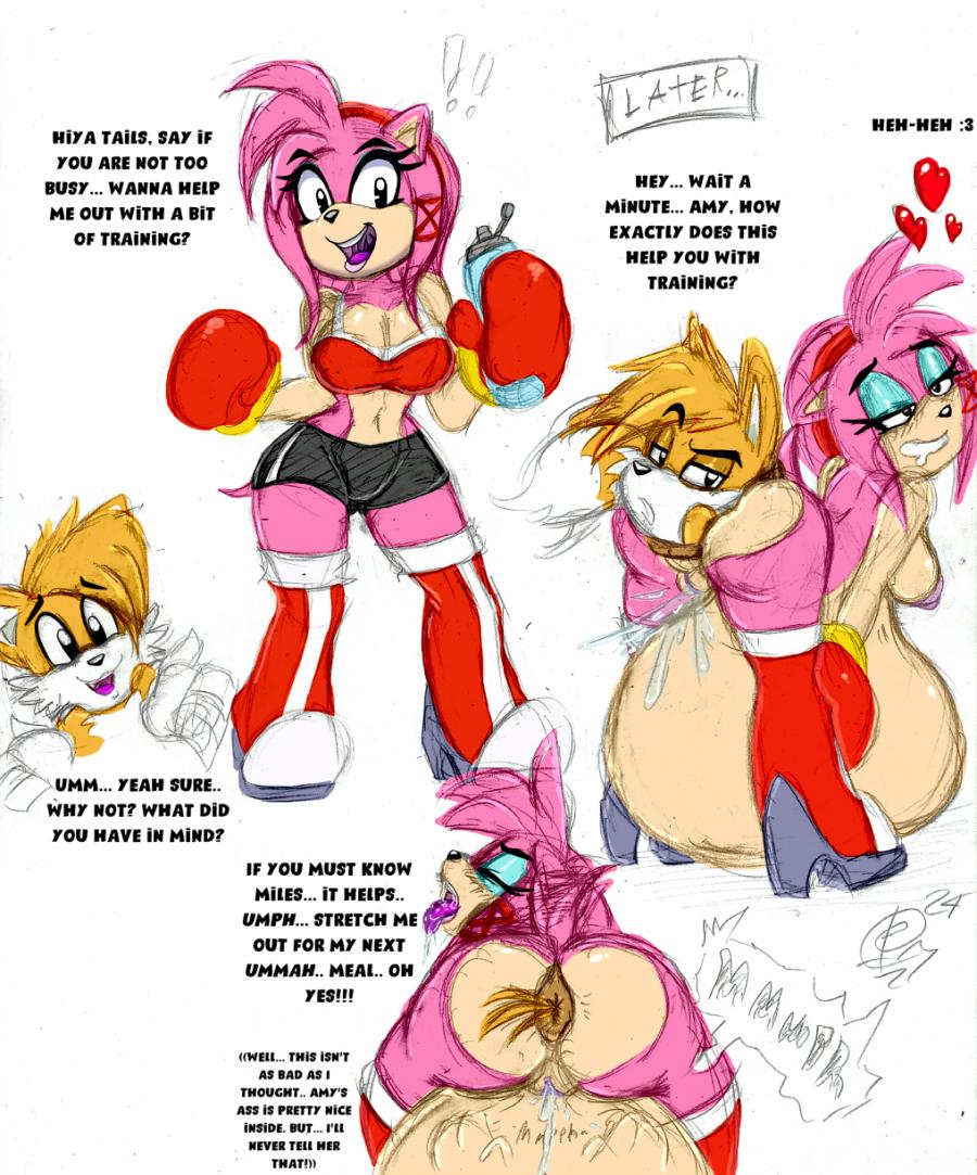 Amy and Tails Training anal vore