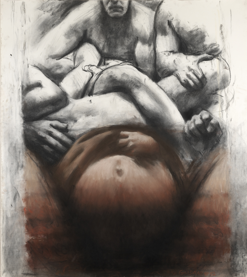 Sidney Goodman Nude on a Red Table 1977-1980