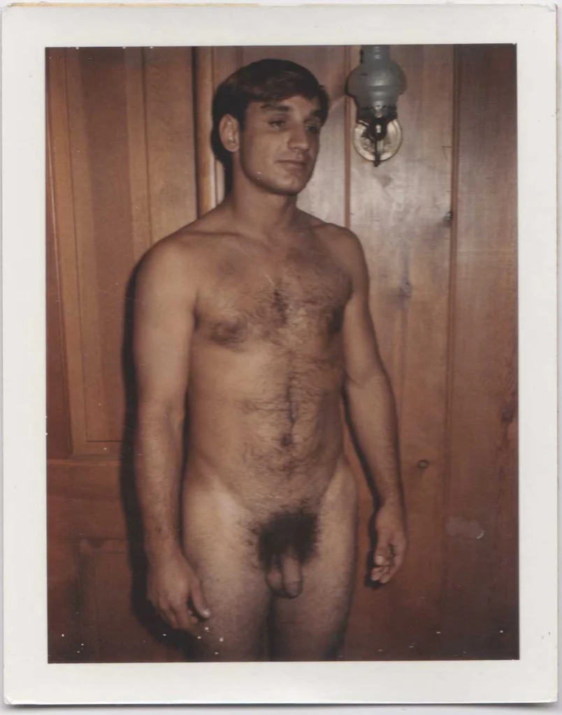 Hairy Nude with Faraway Expression