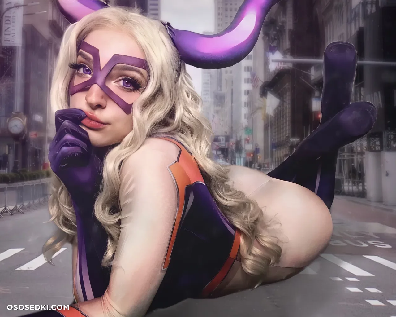 Model Missbrisolo missbrisolo in cosplay Mount Lady from My Hero Academia