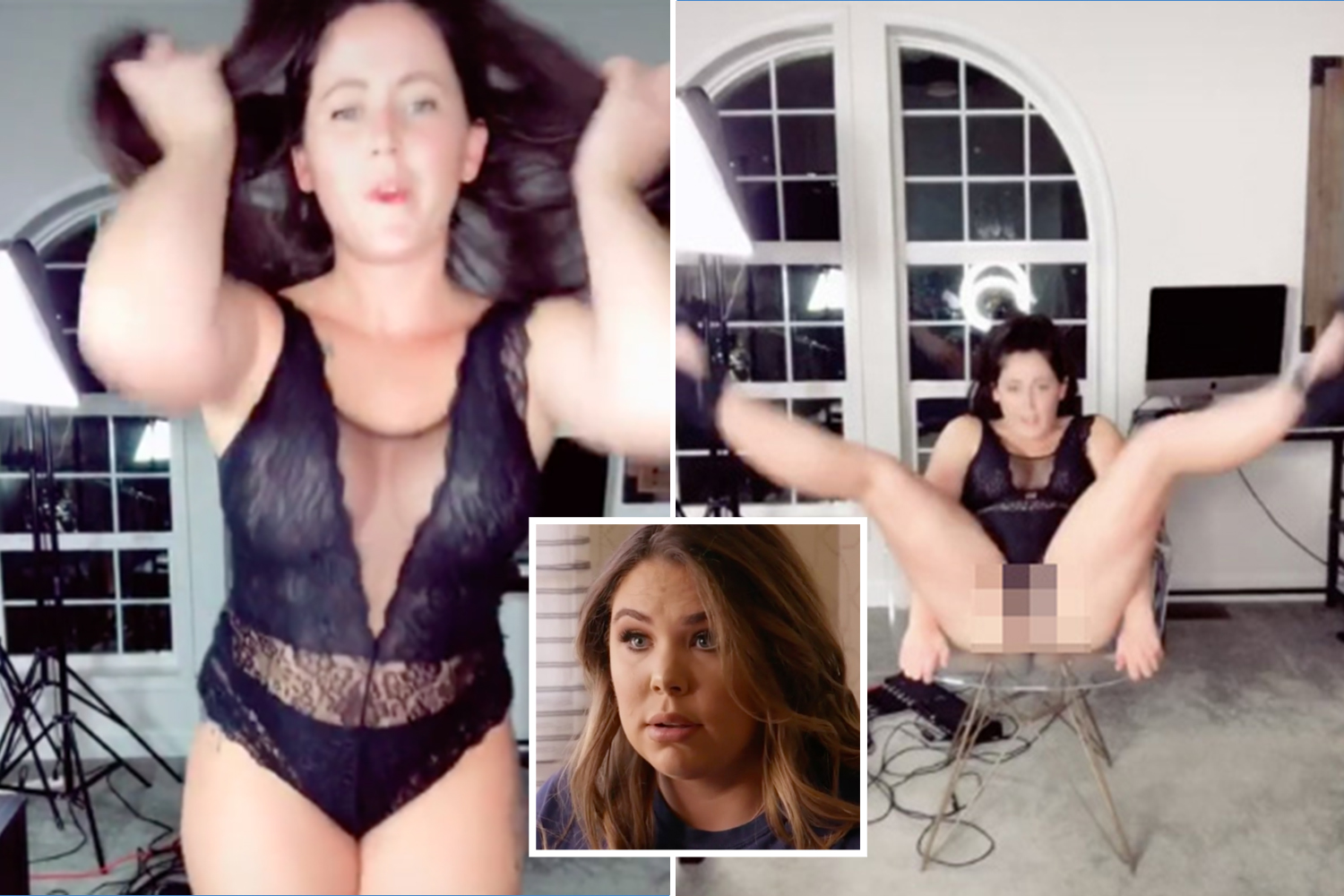 Teen Mom Jenelle Evans slammed for spreading her legs in TikTok dance after bashing Kailyn Lowry for joining Only Fans