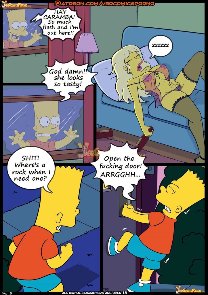 The Simpsons Old habits 8 Porn comic