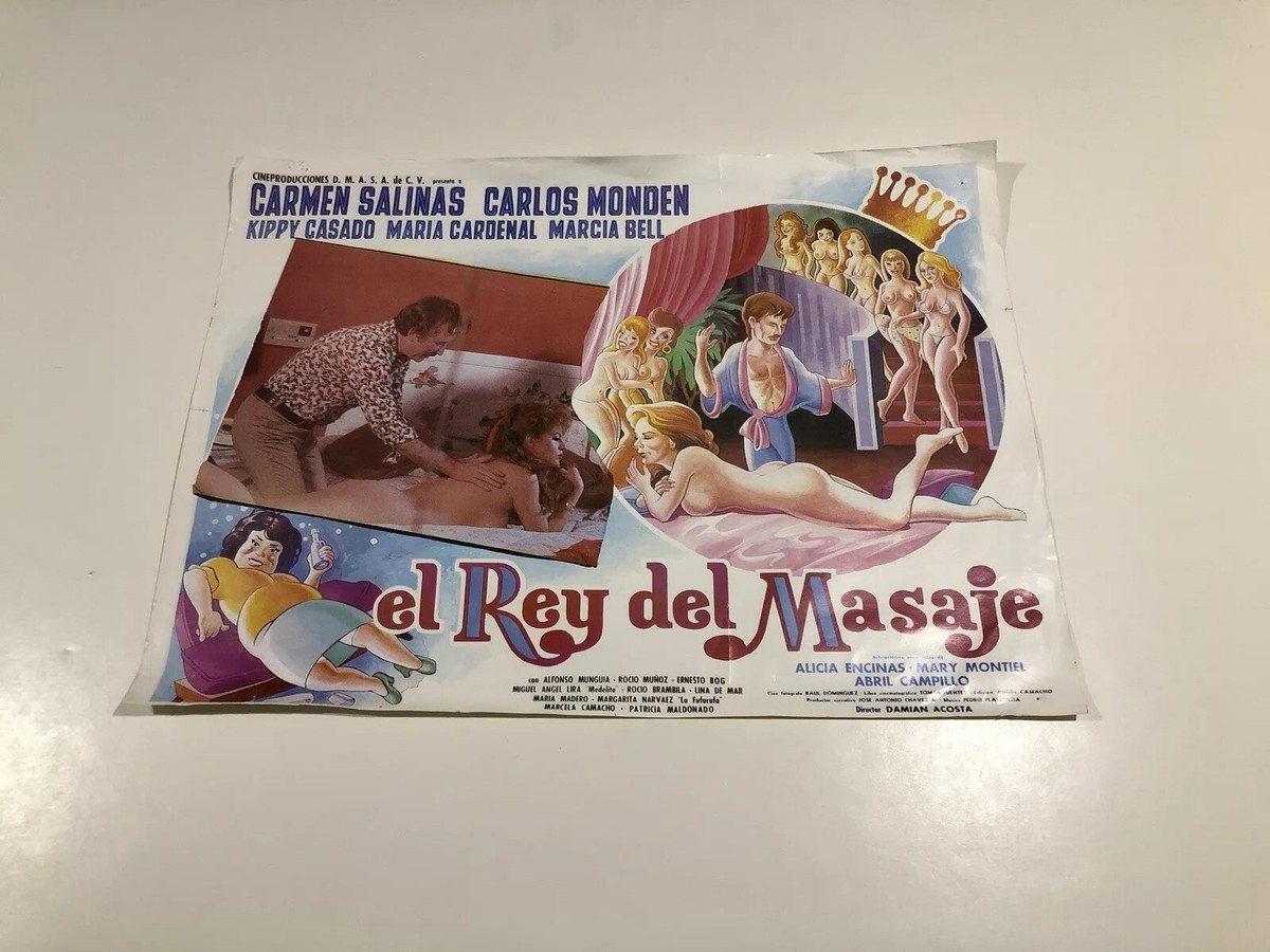 El Rey Del Masaje Original Spanish Mexico Movie Poster