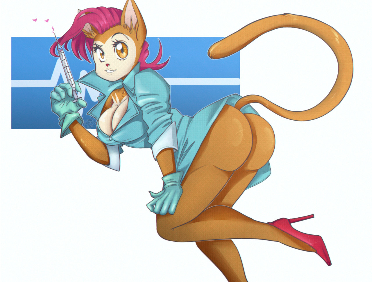 Dr. Pussycat supports vaccines by TheHoodBox -- Fur Affinity dot net