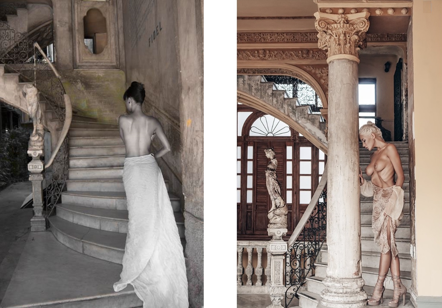 Fine-Art Nude Glamour photography in Cuba