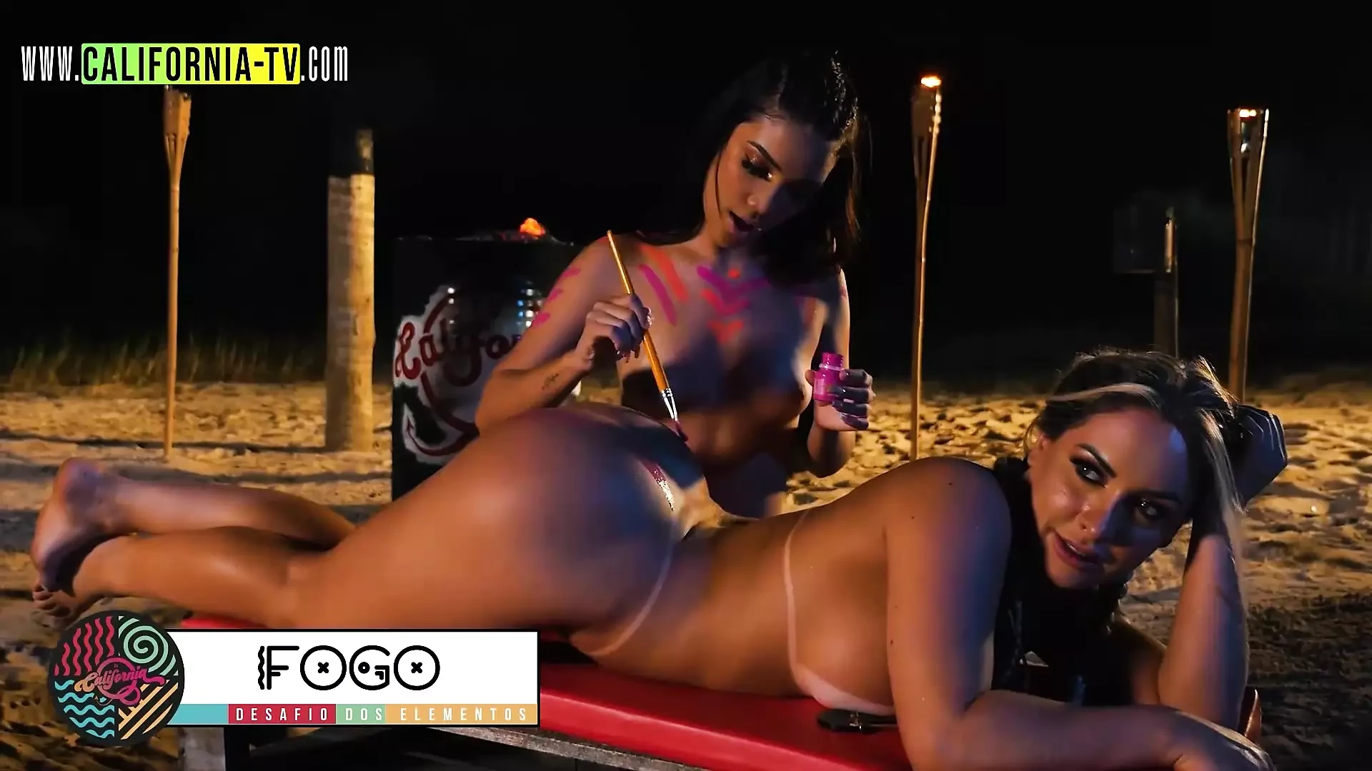 Iara Ferreira Californias Muse is Spotted Naked on a Brazilian Beach