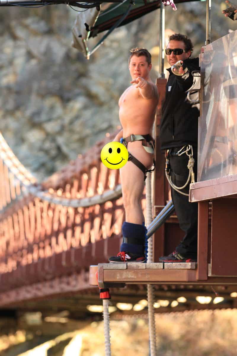 Naked Bungee Jumping in Queenstown New Zealand! PHOTOS