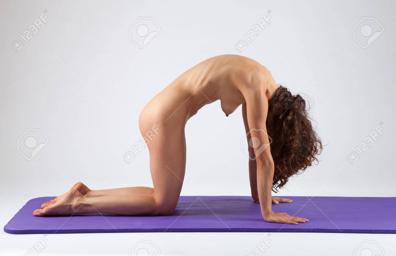 Sexy Nude Woman Doing Yoga Exercises Stock Photo Picture and Royalty Free Image. Image 48615019.