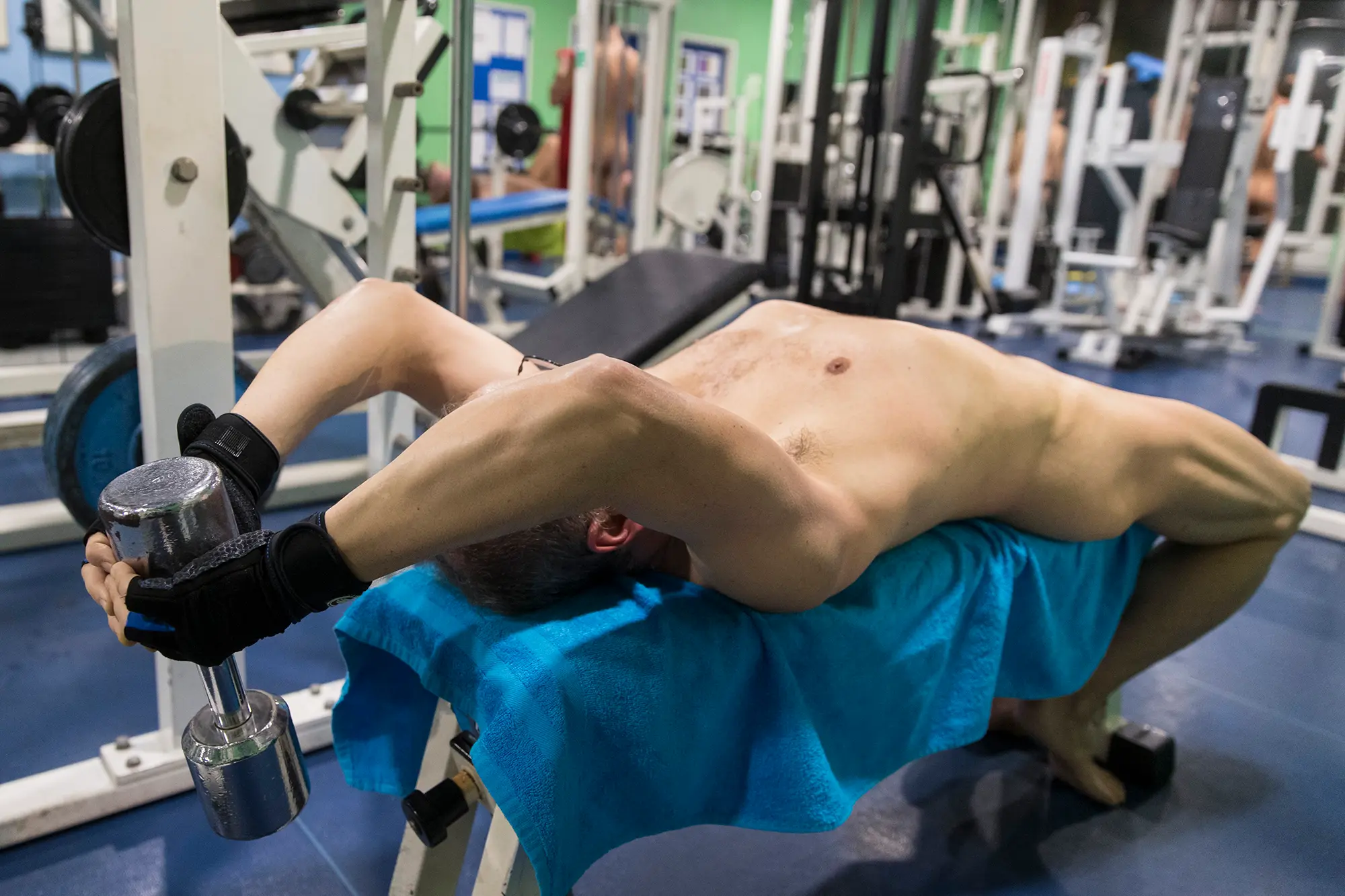 Everyone is in the buff at this naked gym