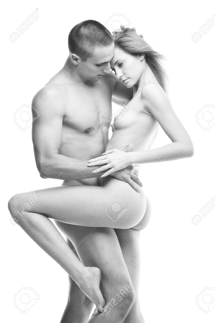 Black And White Photo Of Nude Sexy Couple In Love Stock Photo Picture and Royalty Free Image. Image 23330789.