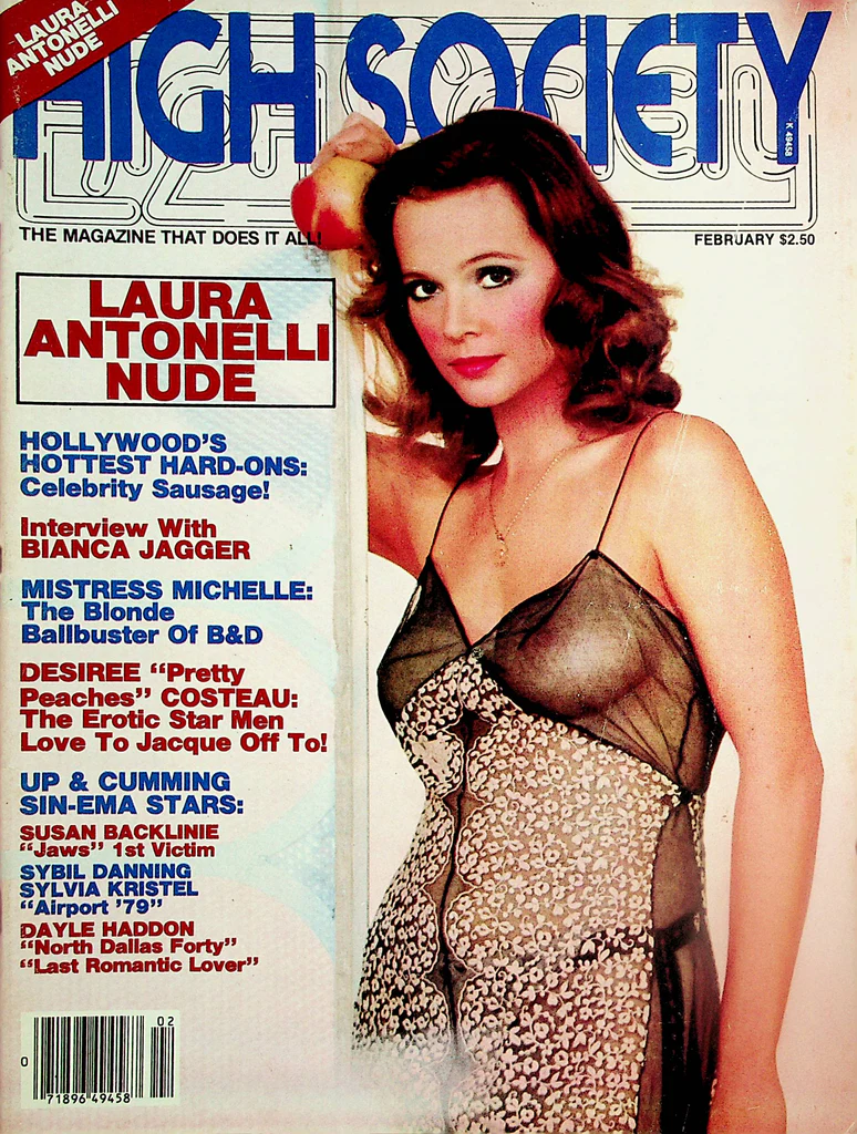 High Society Magazine Laura Antonelli Nude Bianca Jagger February 19