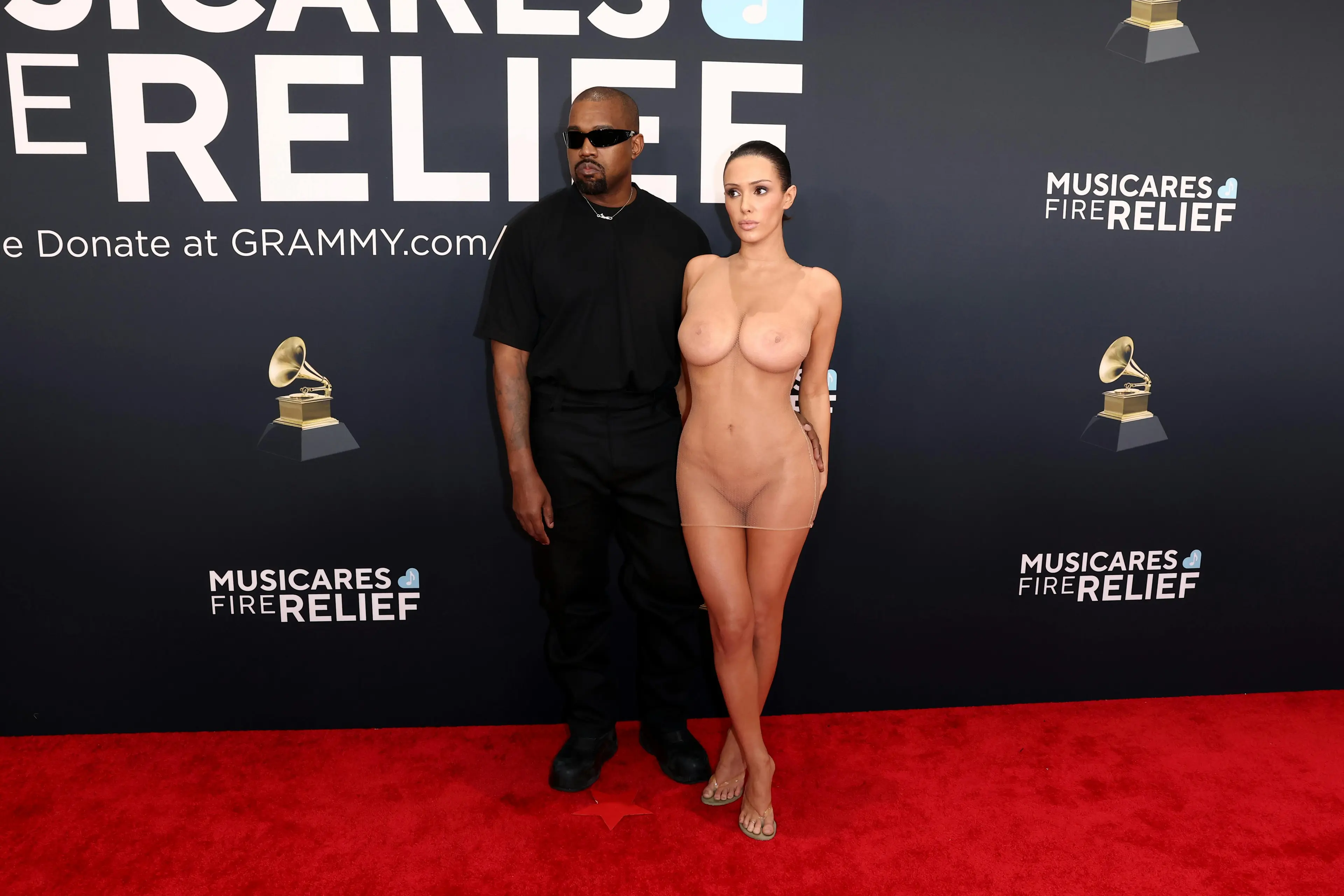 Yes Bianca Censori Was Fully Nude at the Grammys and Then Kicked Out. See the Naked Look
