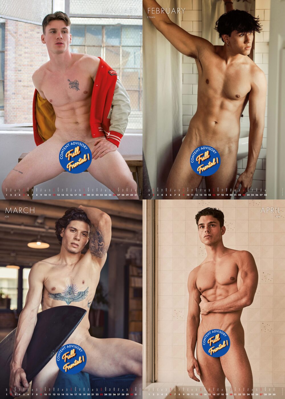 Playgirl: Men of the 2025 Calendar