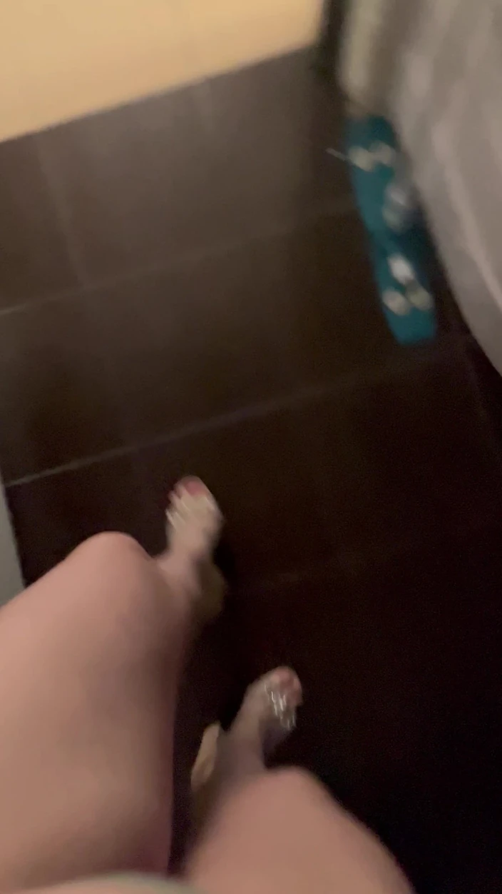 POV Walking in Heels in the Apartment by Feet: Legs Foot Fetish Solo Porn