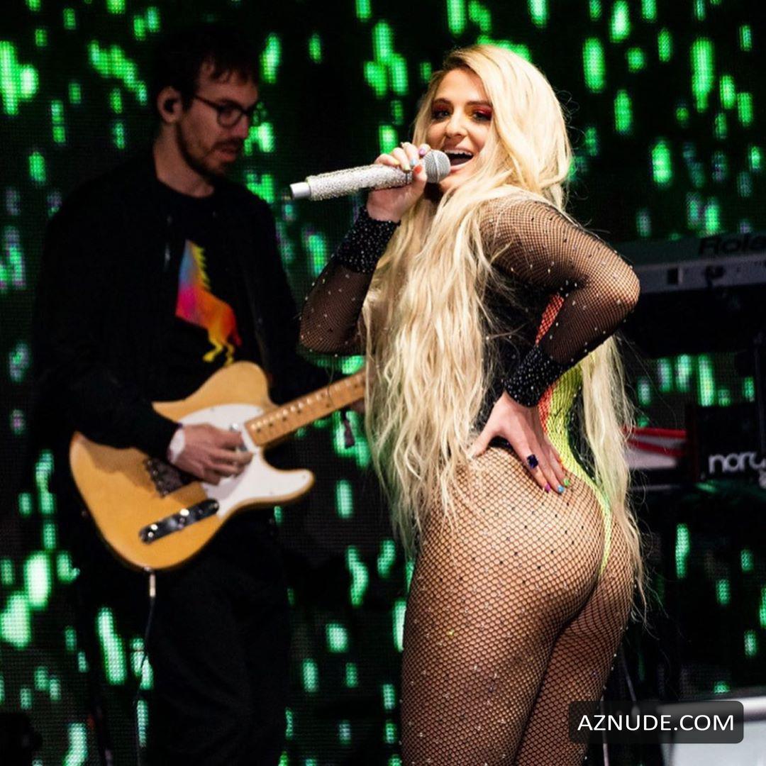 Meghan Trainor Sexy on stage during her sexy performance at LA Pride June 2019