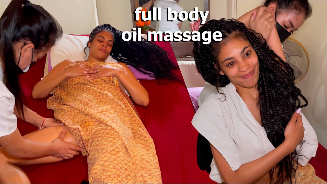 ASMR: Relaxing FULL BODY THAI MASSAGE for deep relaxation!