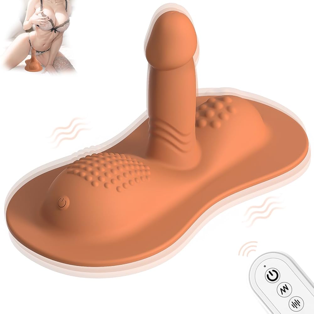 : Women Sex Toys Sit and Ride Vibrators Dildo with 10 10 Vibrating Modes REYHKINO Remote Control Vibrator Clit Anal G Spot Double Stimulator Monster Dildo Adult Sex Toy Games for Women