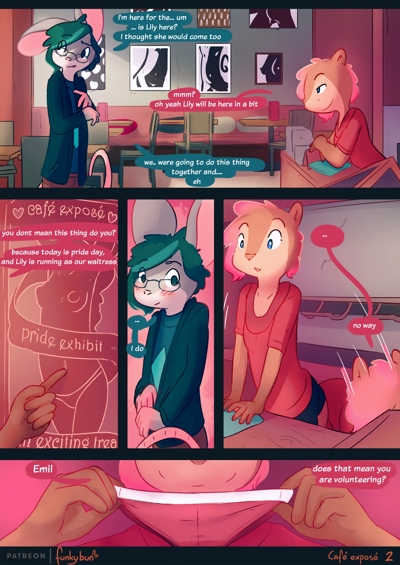 Café exposé porn comic