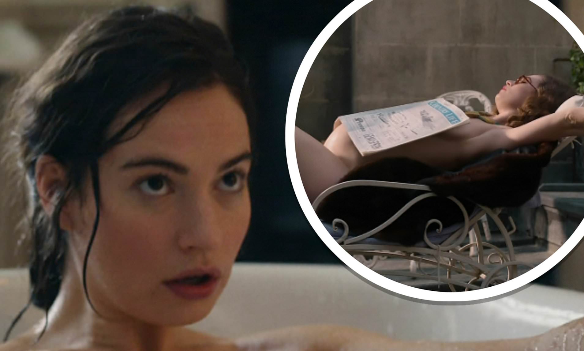 Lily James strips naked to frolic in the bath and sunbathes pregnant in The Pursuit Of Love