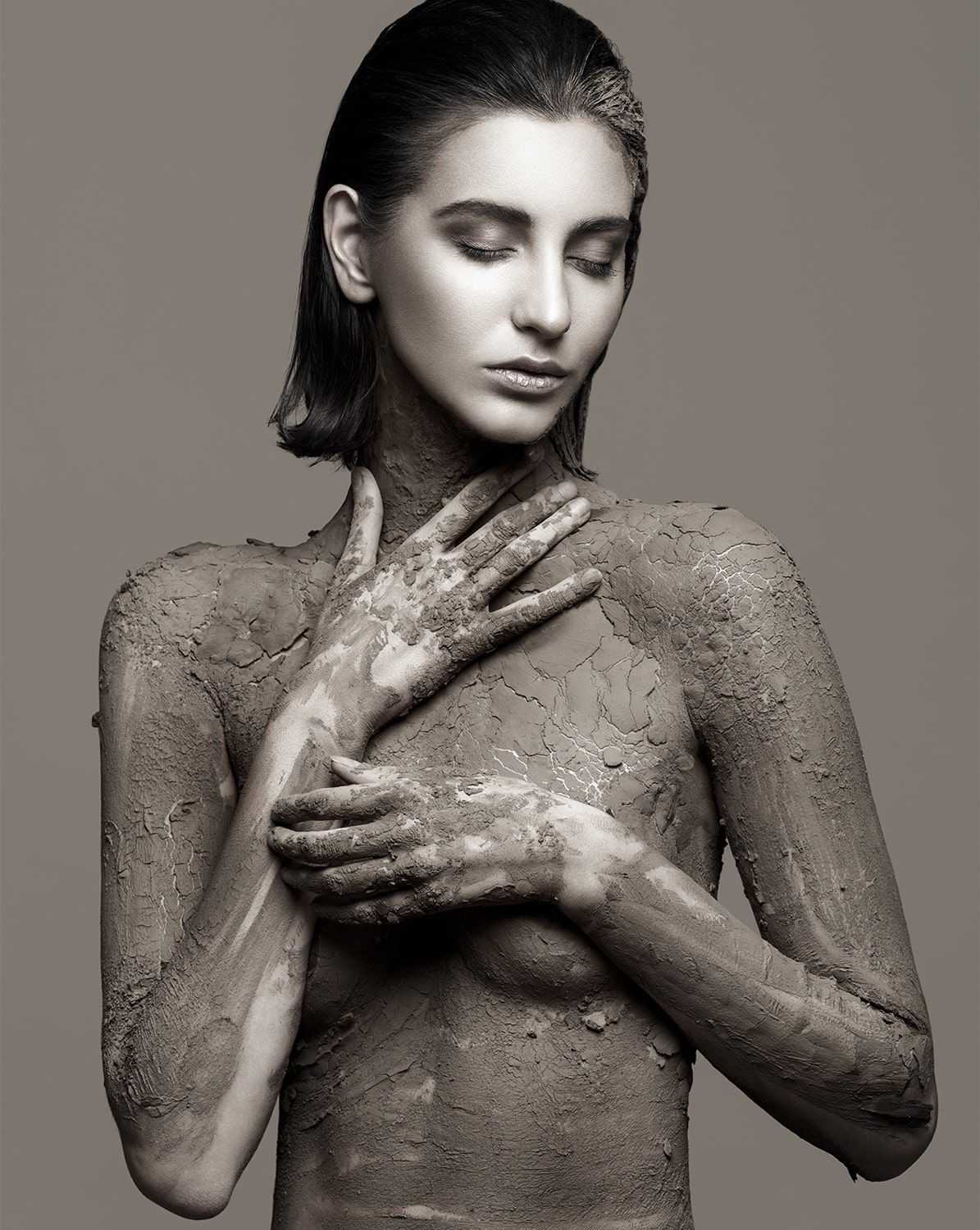 Dania Bazaiti Studio Photography Fine Art Photography Nude Topless Renuar Locaj