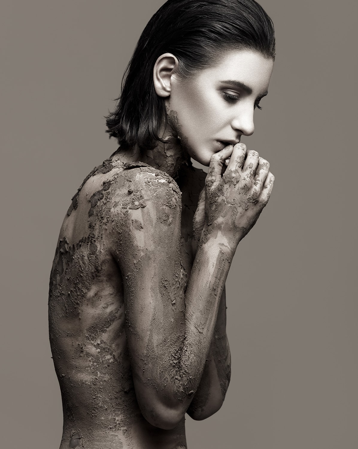 Dania Bazaiti Studio Photography Fine Art Photography Nude Topless Renuar Locaj