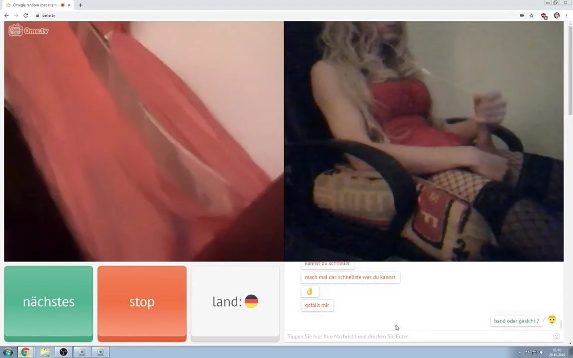 Sissy Self Facial on Ome Tv: Shemale Amateur Amateur Porn