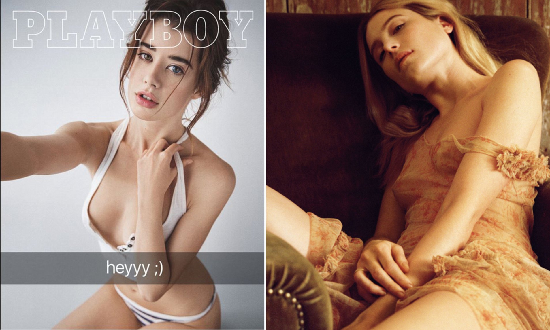 Playboys first nude-free issue features Instagrams Sarah McDaniel