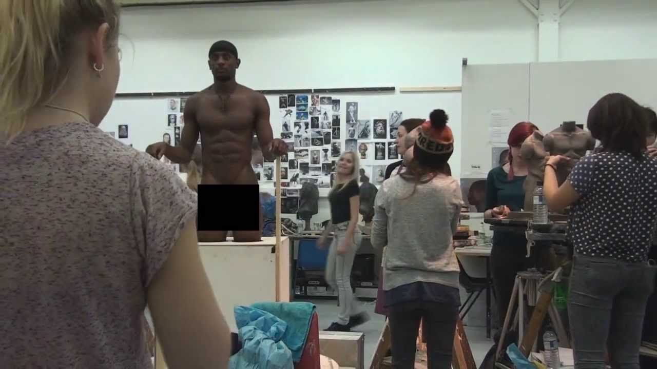 Cfnm Nude Black Male Art Model