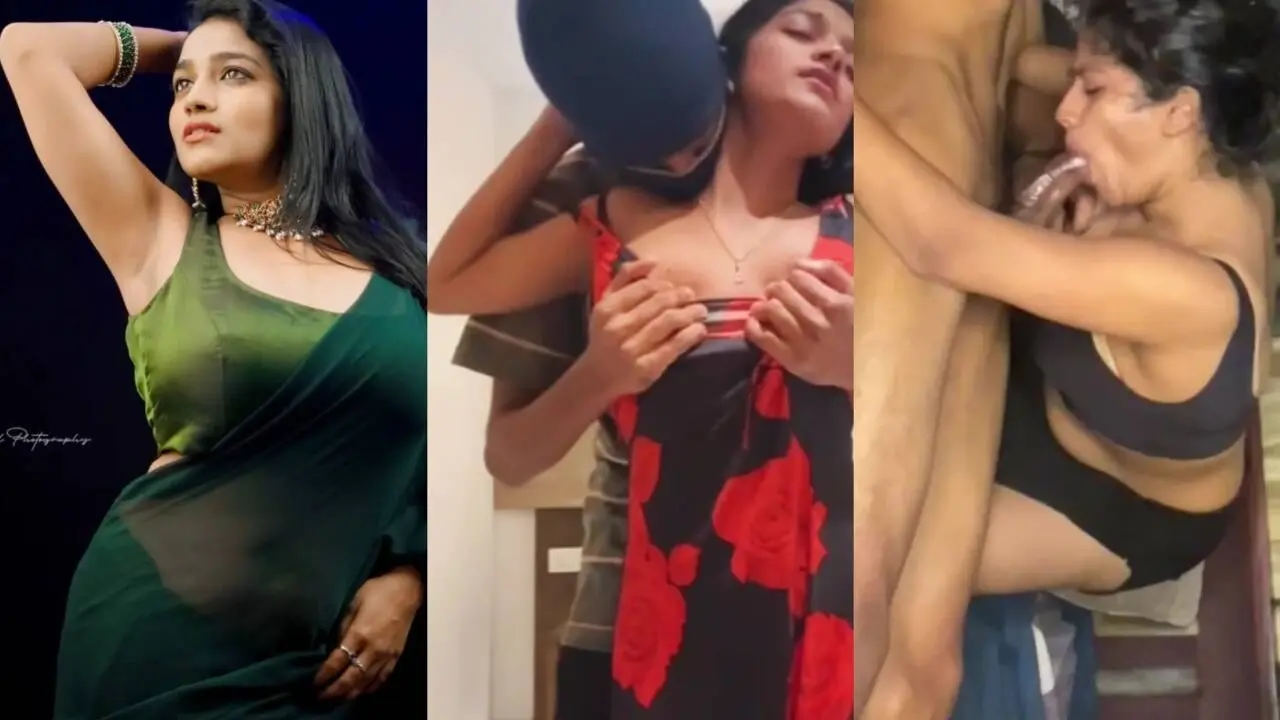 Hot Tamil actress Lavanyas boobs pressed and giving blowjob