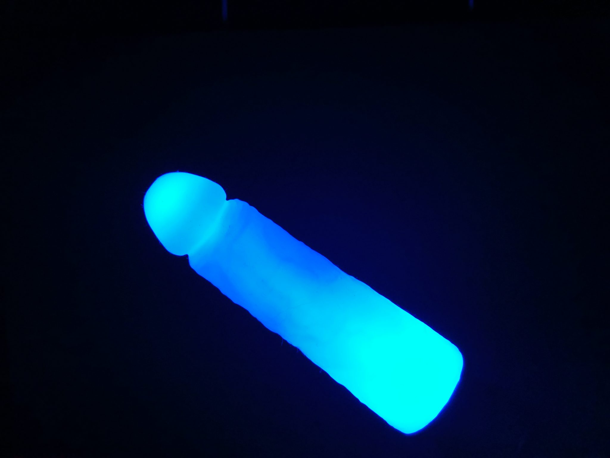 Geeky Sex Toys Blue LED Laser Sword Dildo