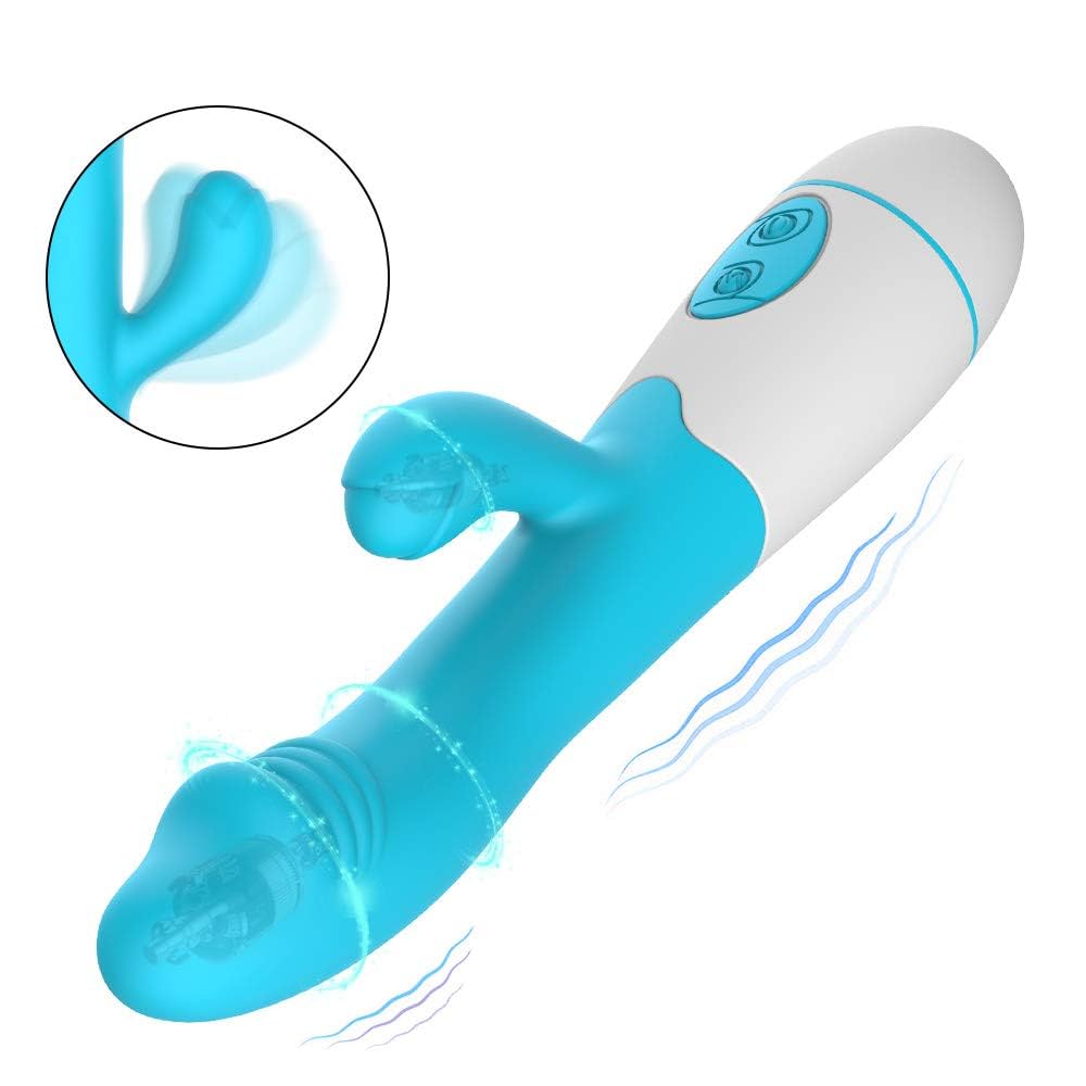 NOPNOG Dildo Vibrator met vibrerende clitorisstimulator 32 mm