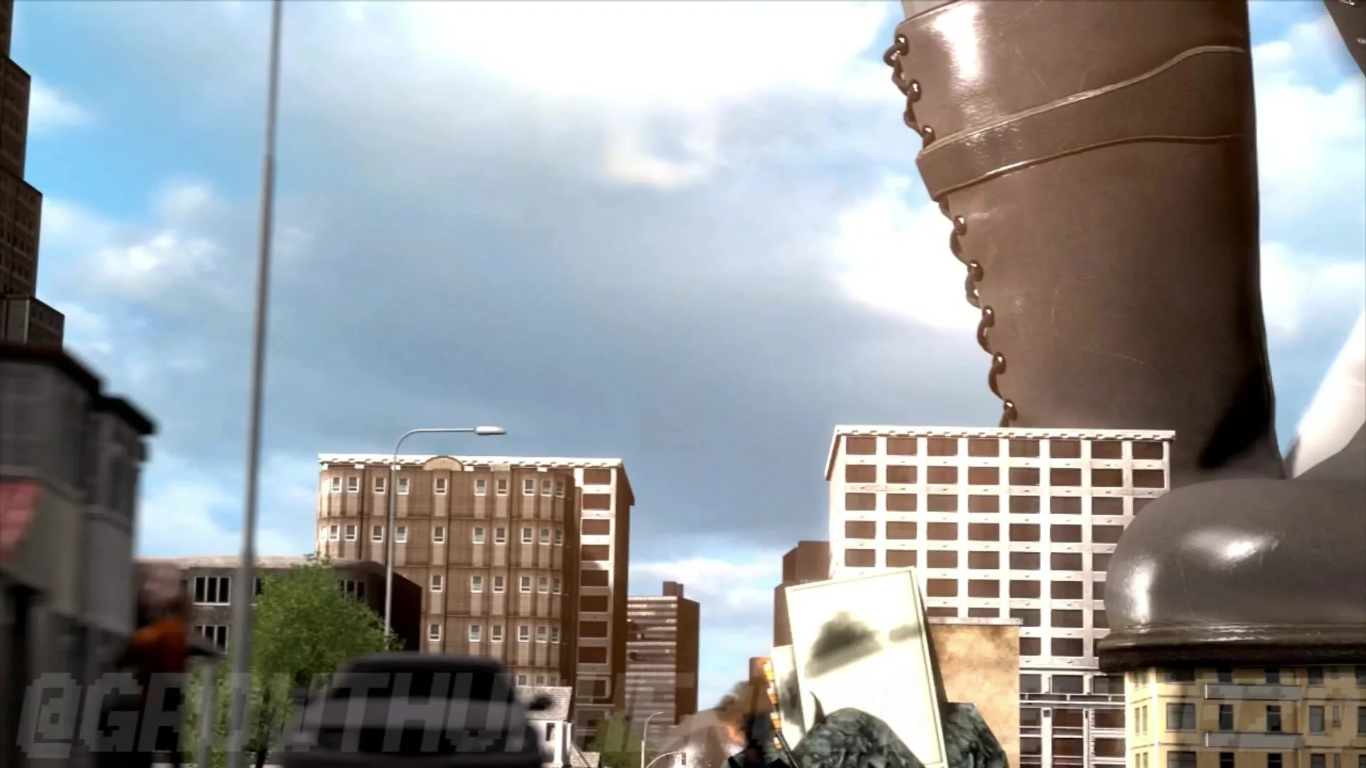 Furry: Giant crushes the city