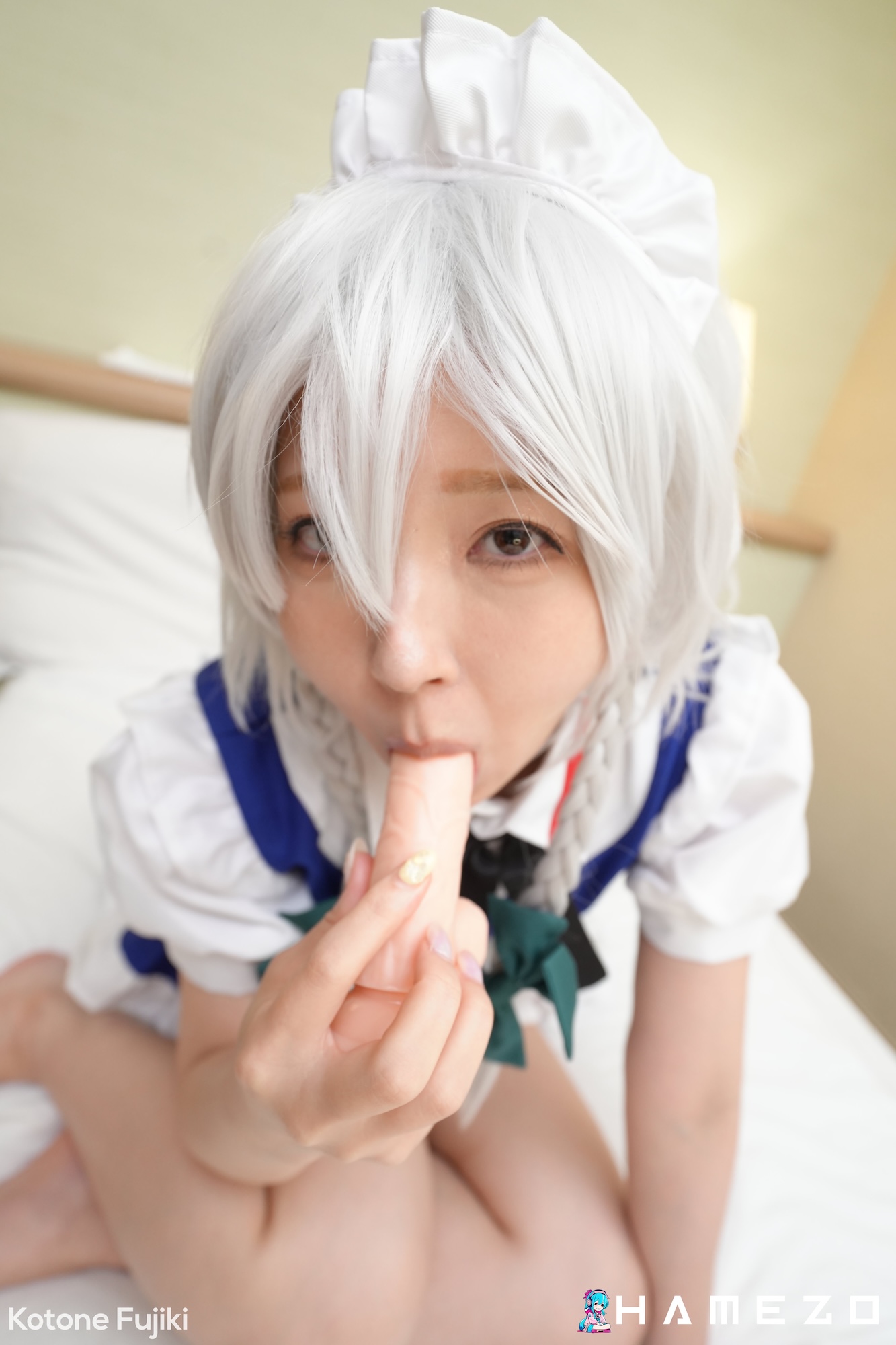 Kotone Fujikis Pretty Little Mouth Sucking On A Dildo