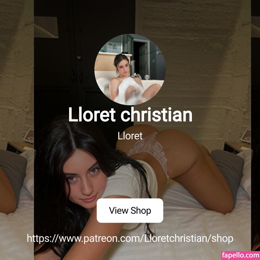 Lloret Christian Nude Leaked OnlyFans