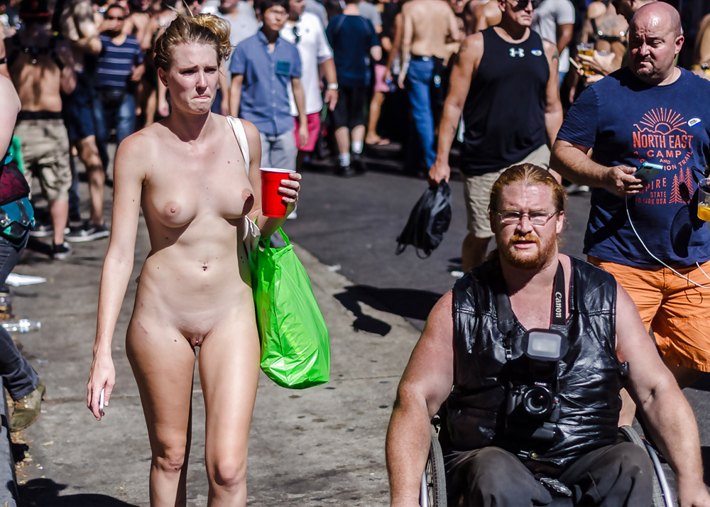 Only one nude girls at music festival