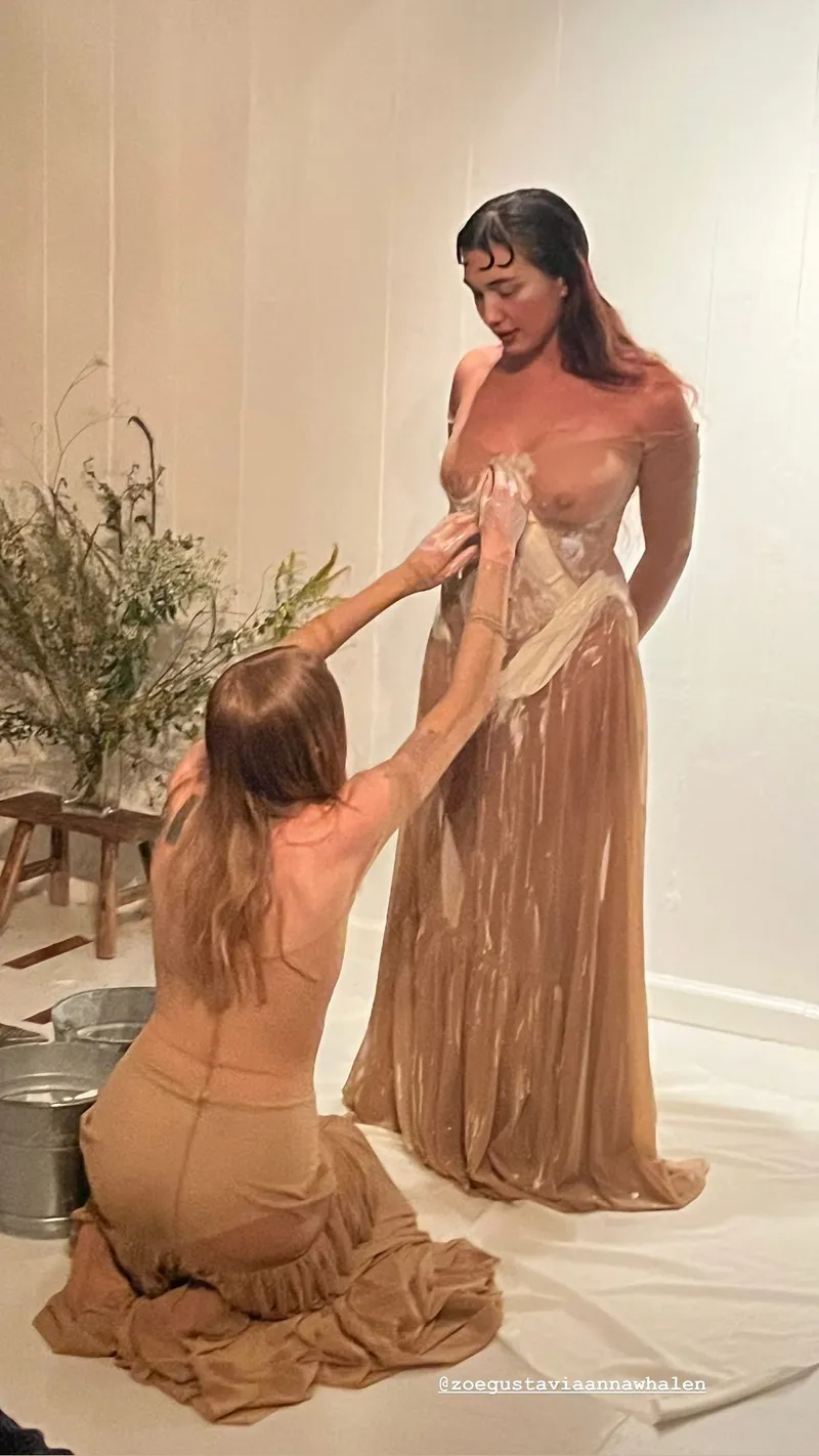 Rowan Blanchard See Through Backstage at a Fashion Show!