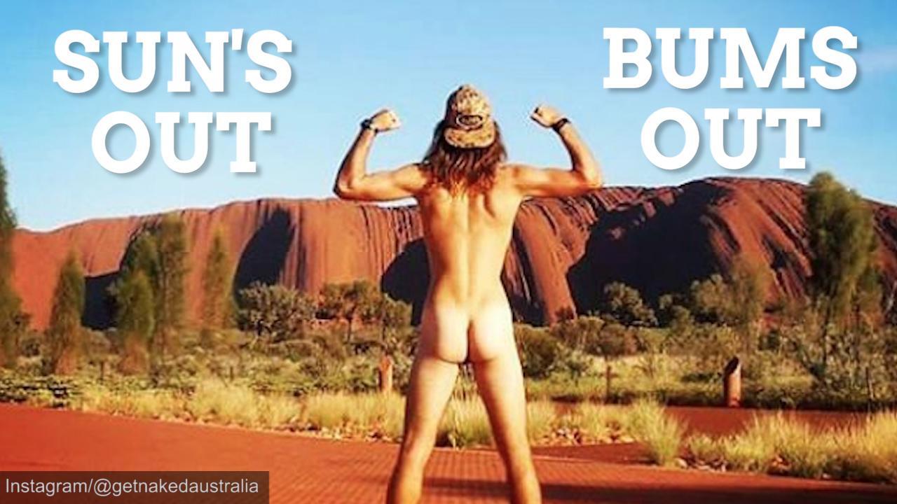 Get Naked Australia Instagram: Popular page shows tourists getting back to nature