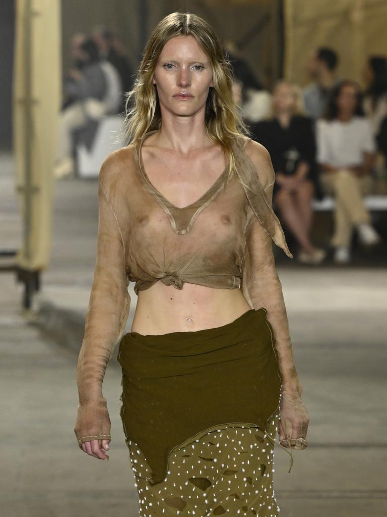 Naked dressing is the big trend out of Australian Fashion Week