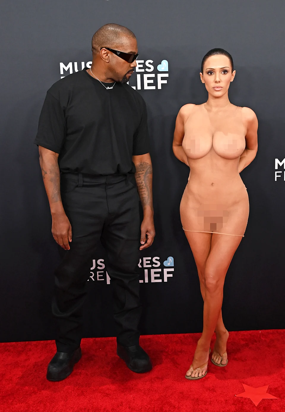 Bianca Censori Wears Clothes in 1st Outing With Kanye West Since Naked Dress: We Beat the Grammys