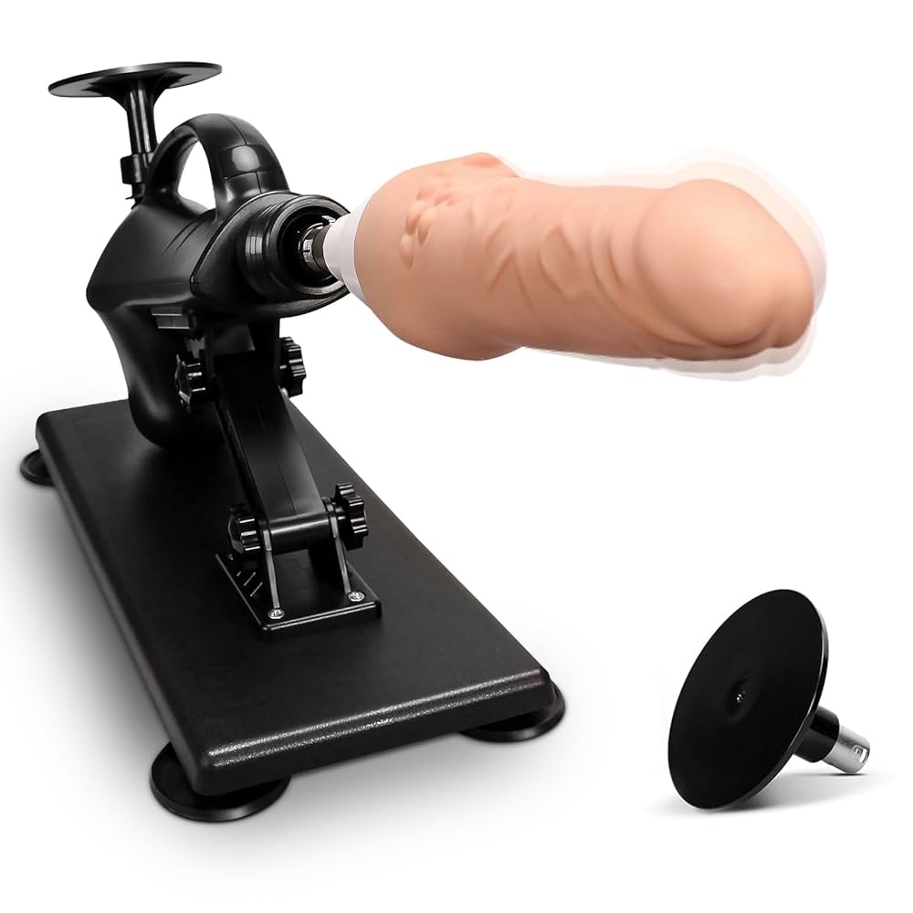 Amausen Sex Machine with Warming Vibrating Dildos and Suction Cup3XLR Connector Fucking MachineAutomatic Thrusting Love Machine Device with Anal Sex Toys : Amazon.co.uk: Health Personal Care