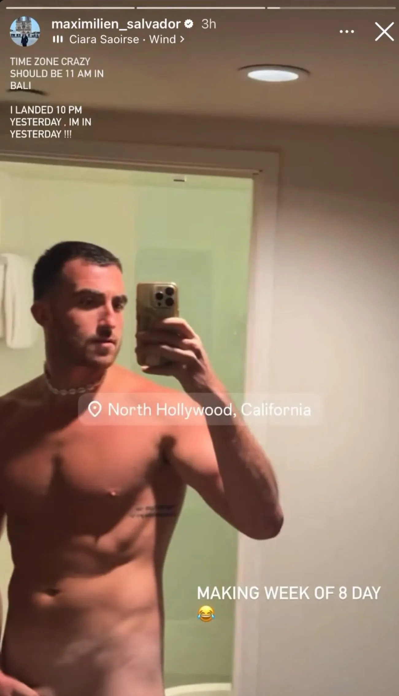 Below Deck Meds Max Salvador Goes Nude on Instagram