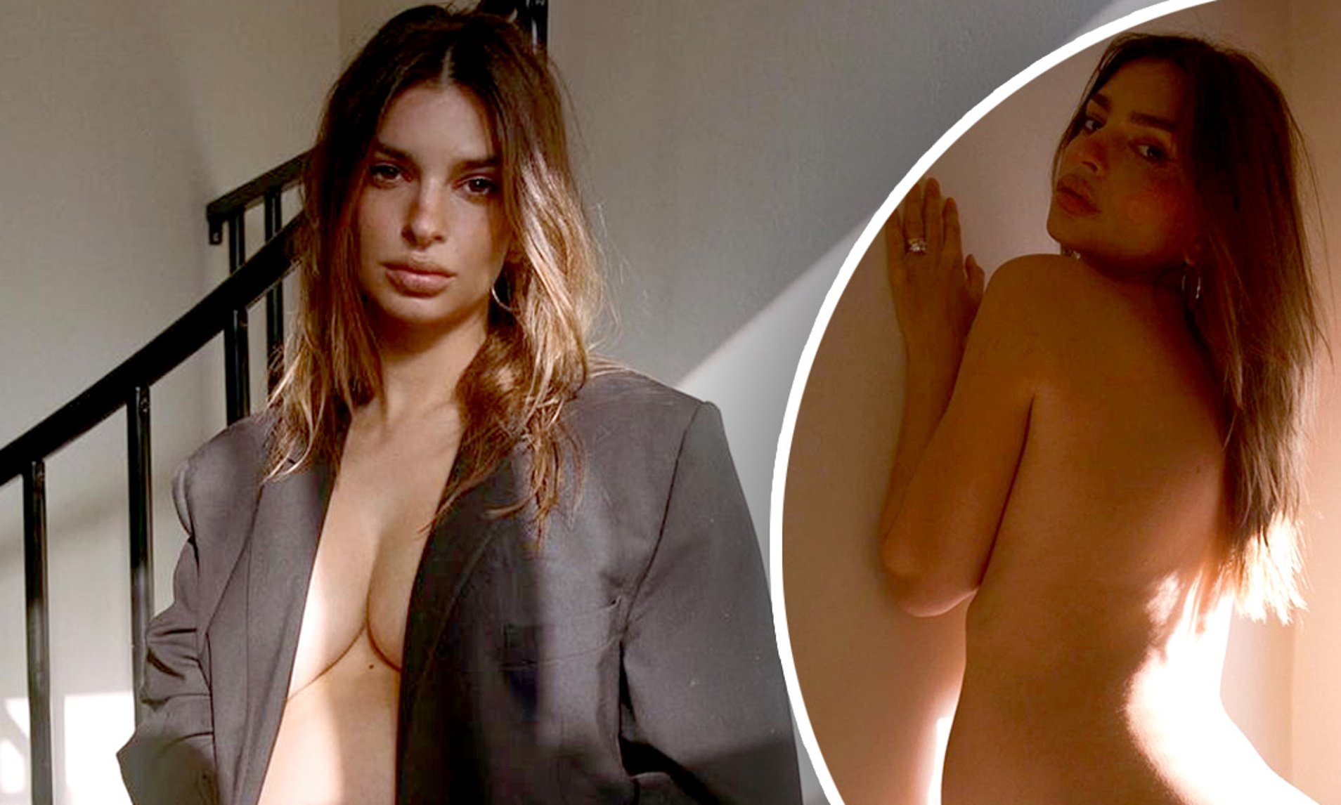 Emily Ratajkowski unveils a collection of stunning nude shots