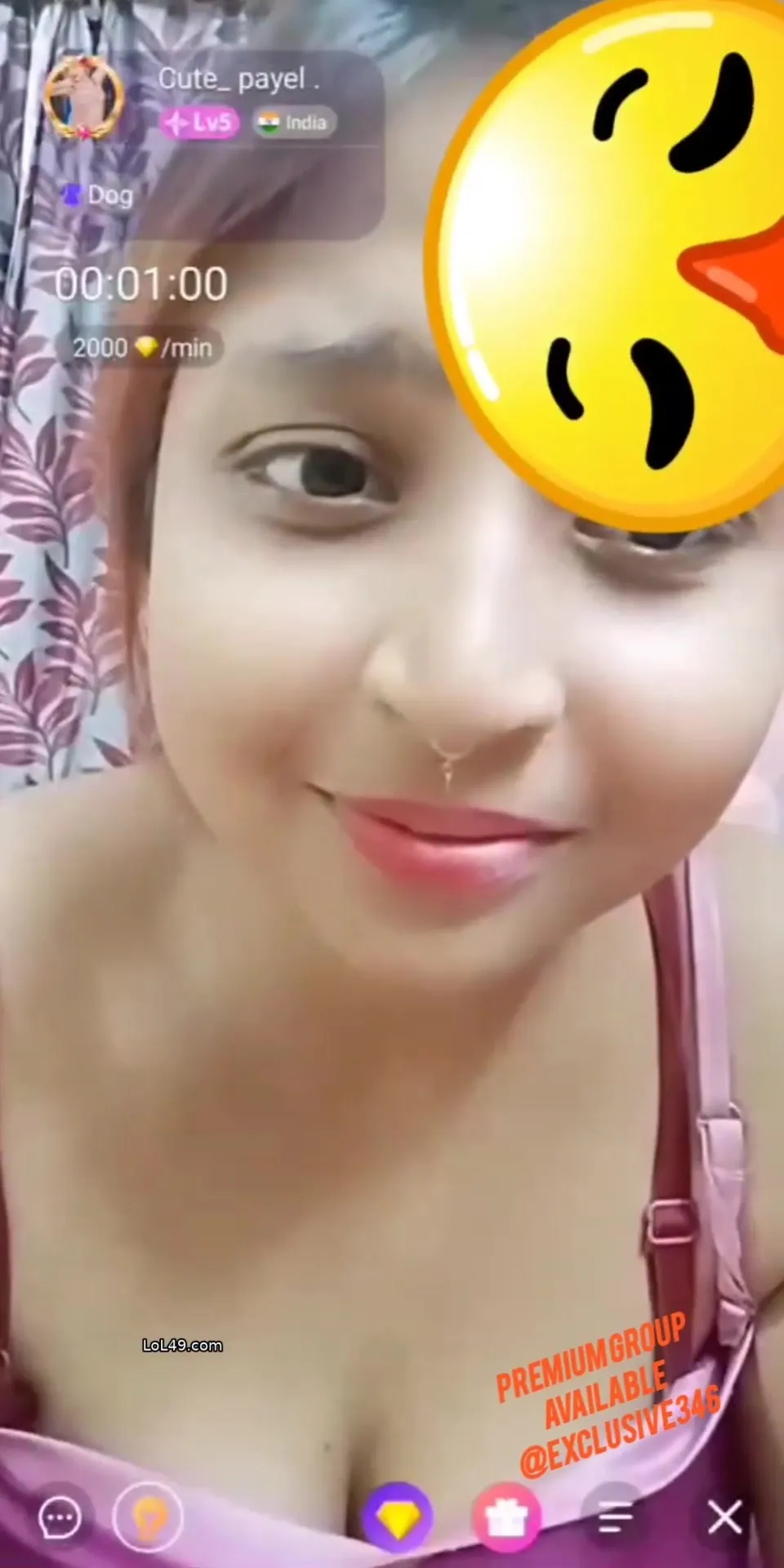 Chamet nude full face