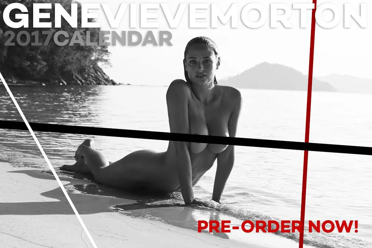 Calendar girl Genevieve Morton strips down for a good cause